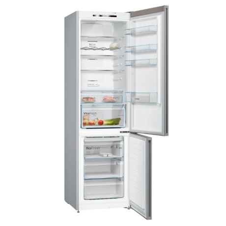 BOSCH KGN39VIDB Ελεύθερος ψυγειοκαταψύκτης 203cm Inox